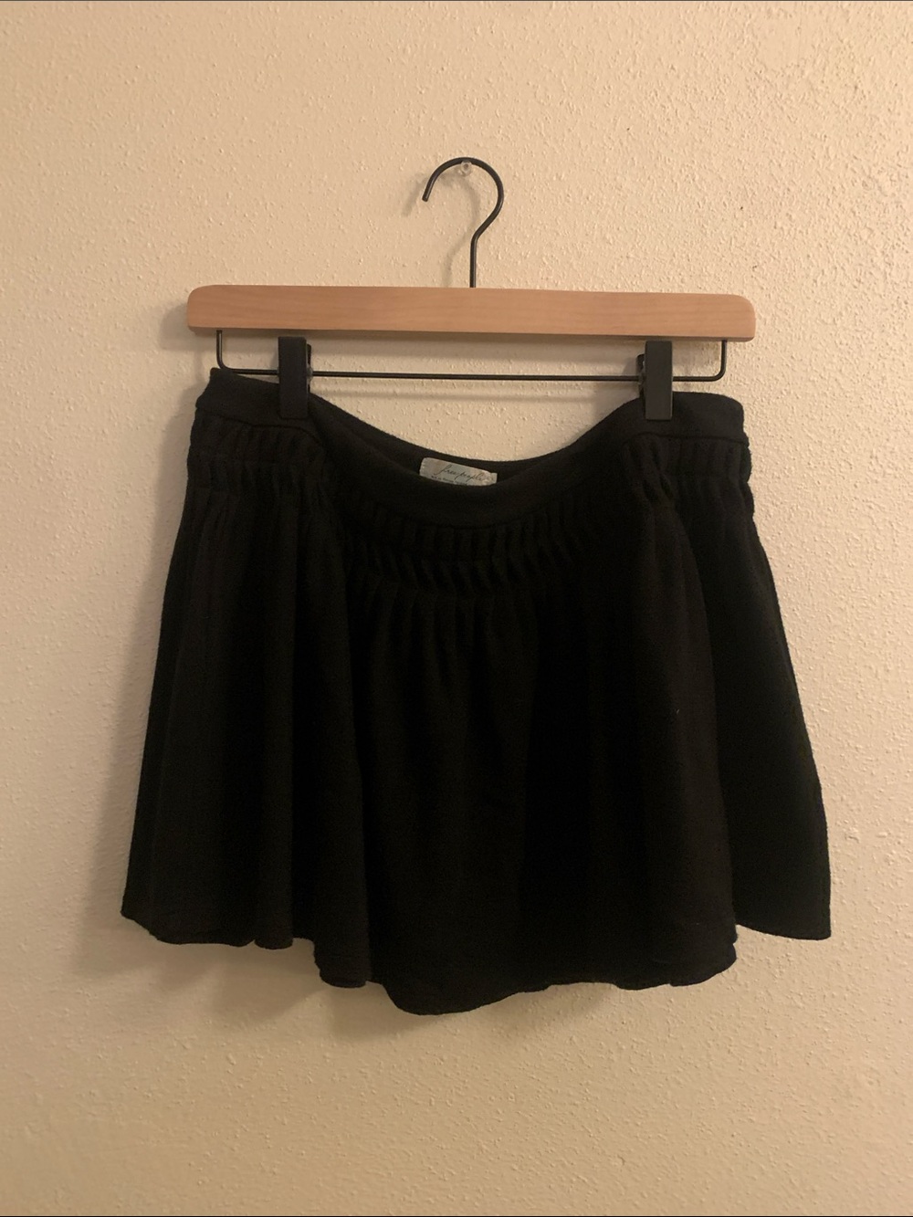 Free People Cute Black Mini Skirt